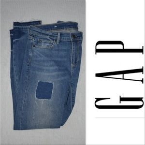 Patched Gap Jeans